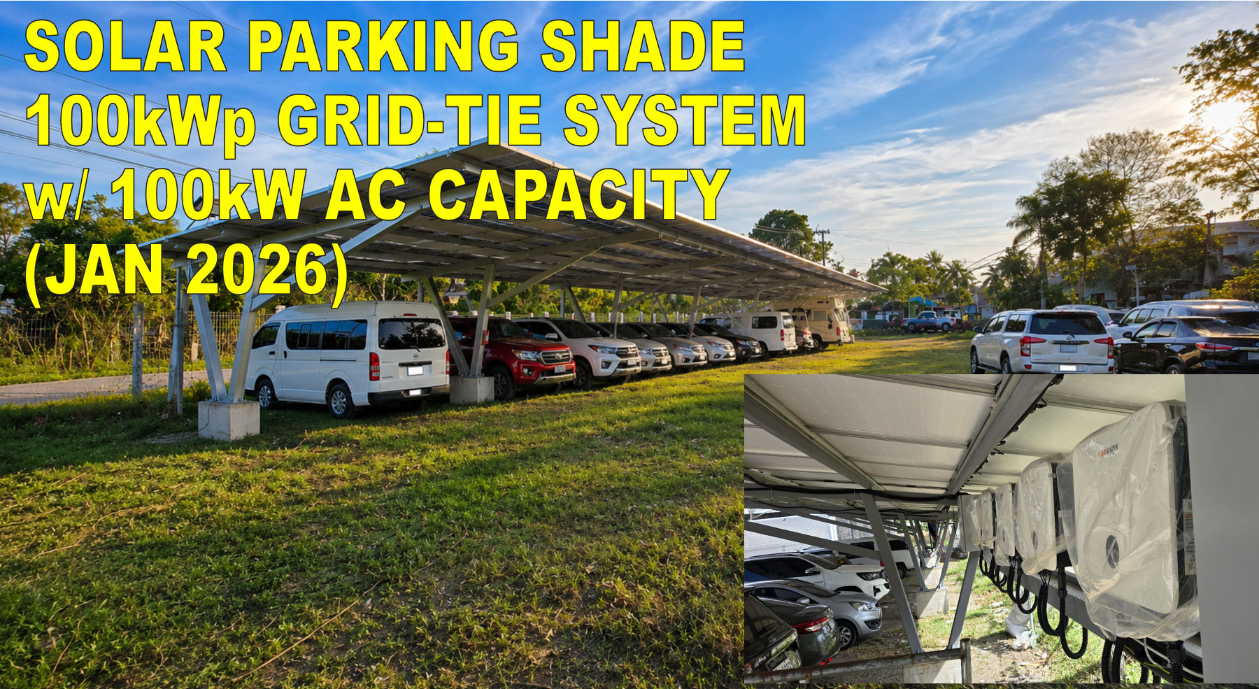 100kWp carport